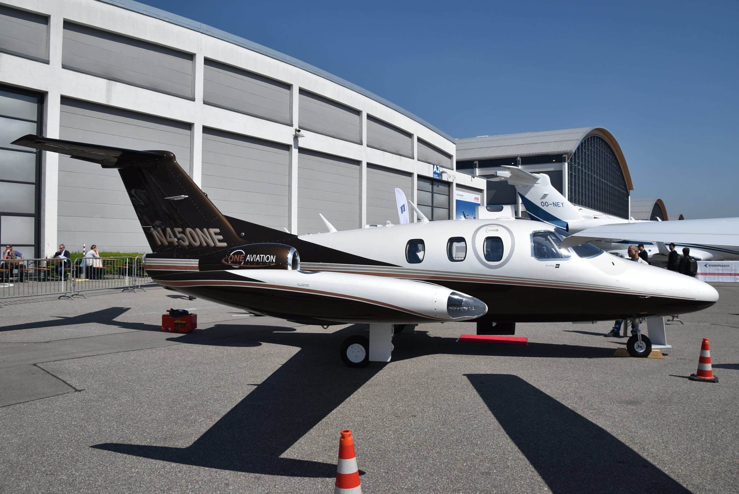 Eclipse 550 on display at airshow