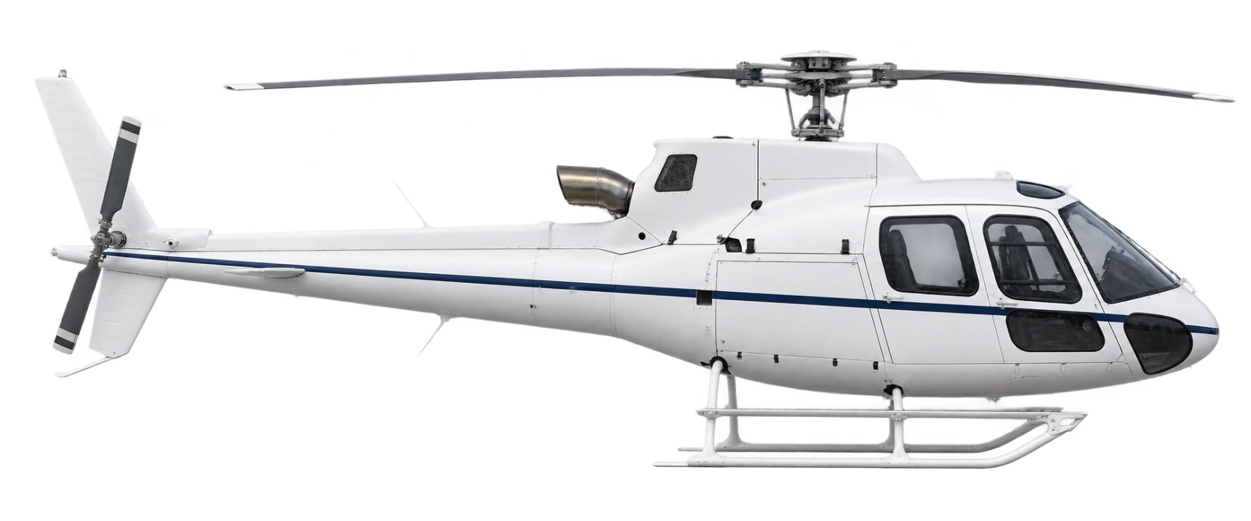 Airbus H125 side profile illustration