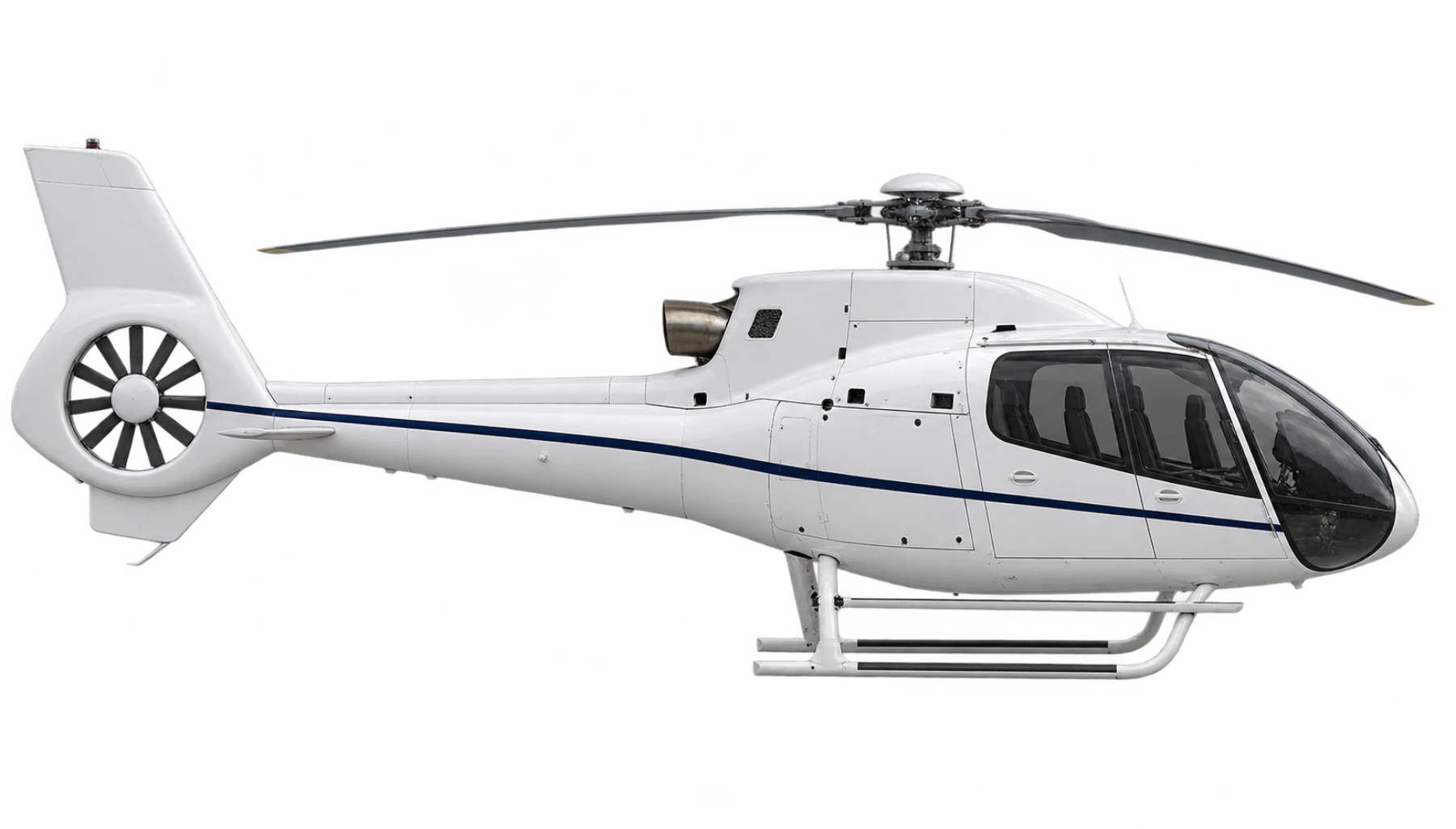 Airbus H130 side profile illustration