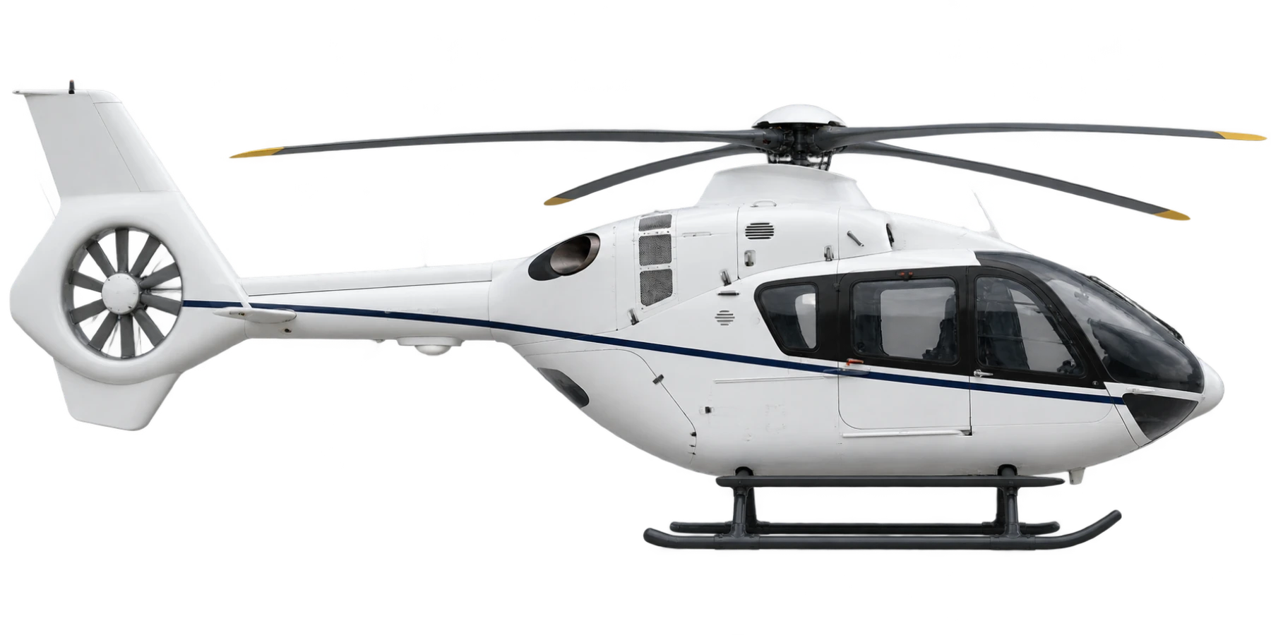 Airbus H135 side profile illustration