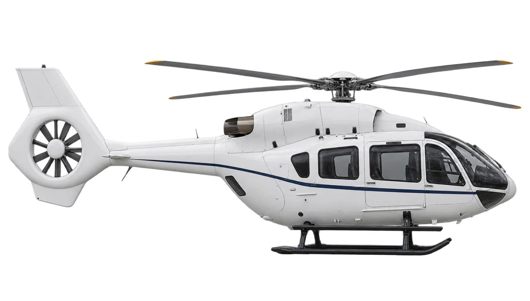 Airbus H145 side profile illustration