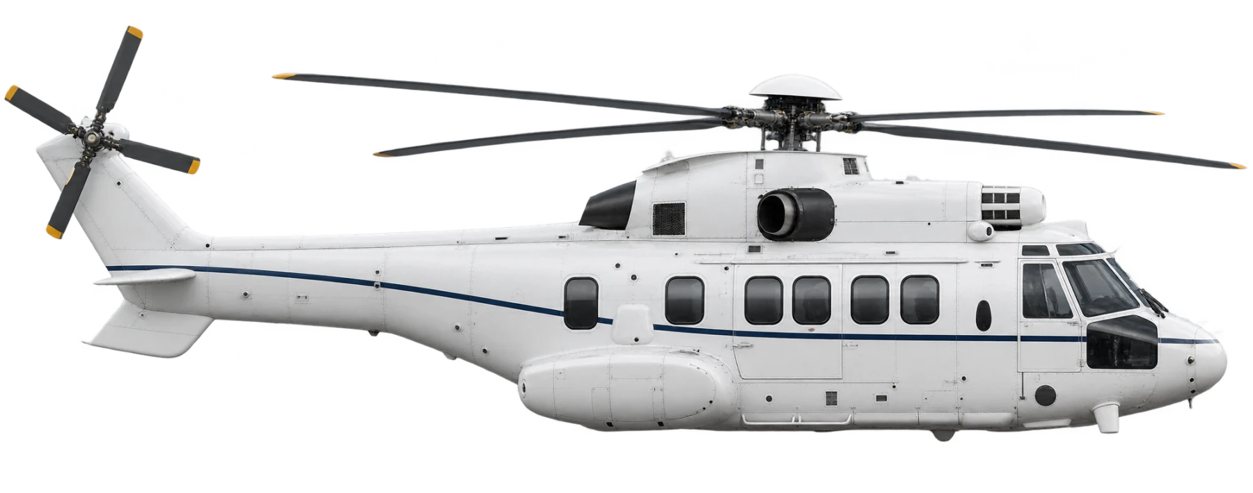 Airbus H225 side profile illustration