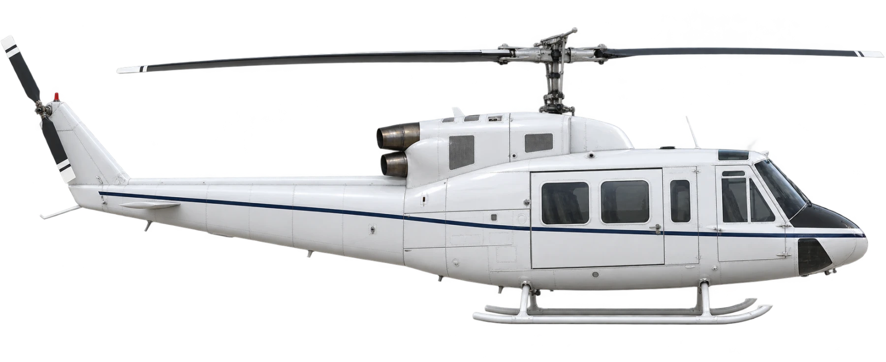 Bell 212 side profile illustration