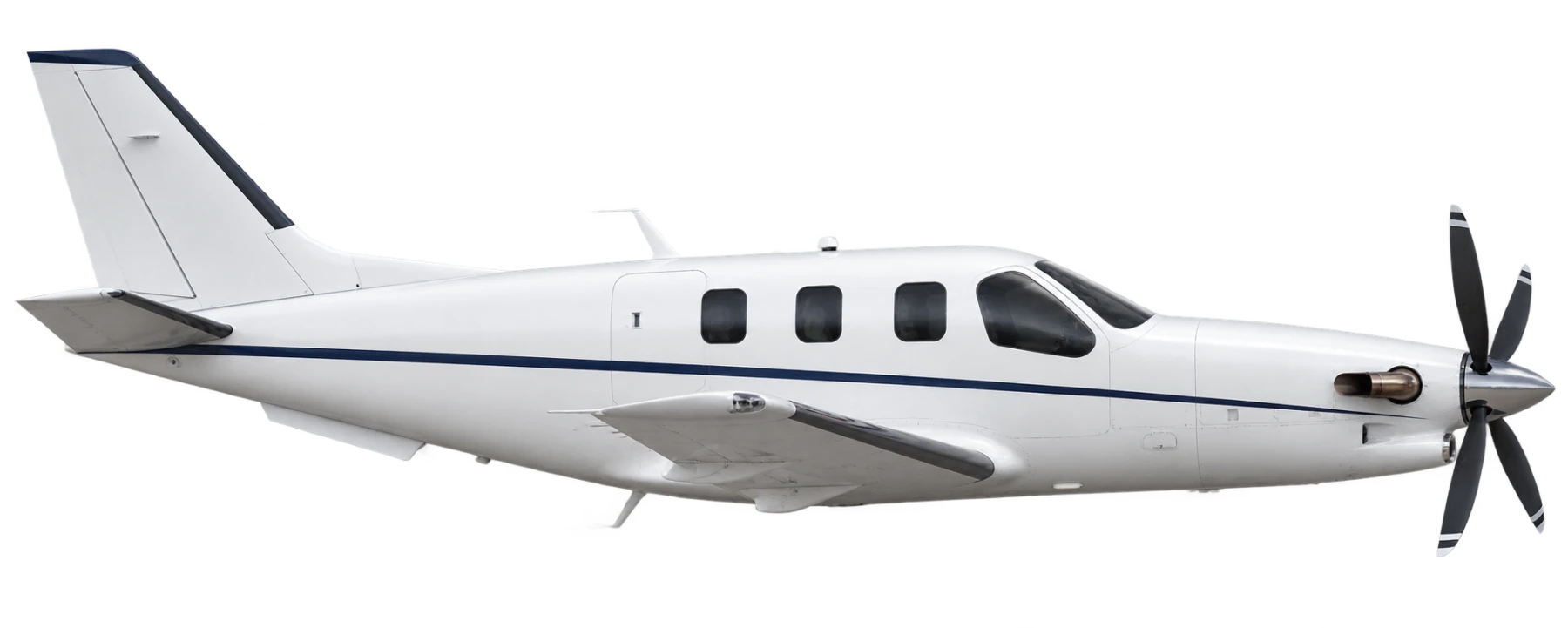 Daher TBM 960 side profile illustration