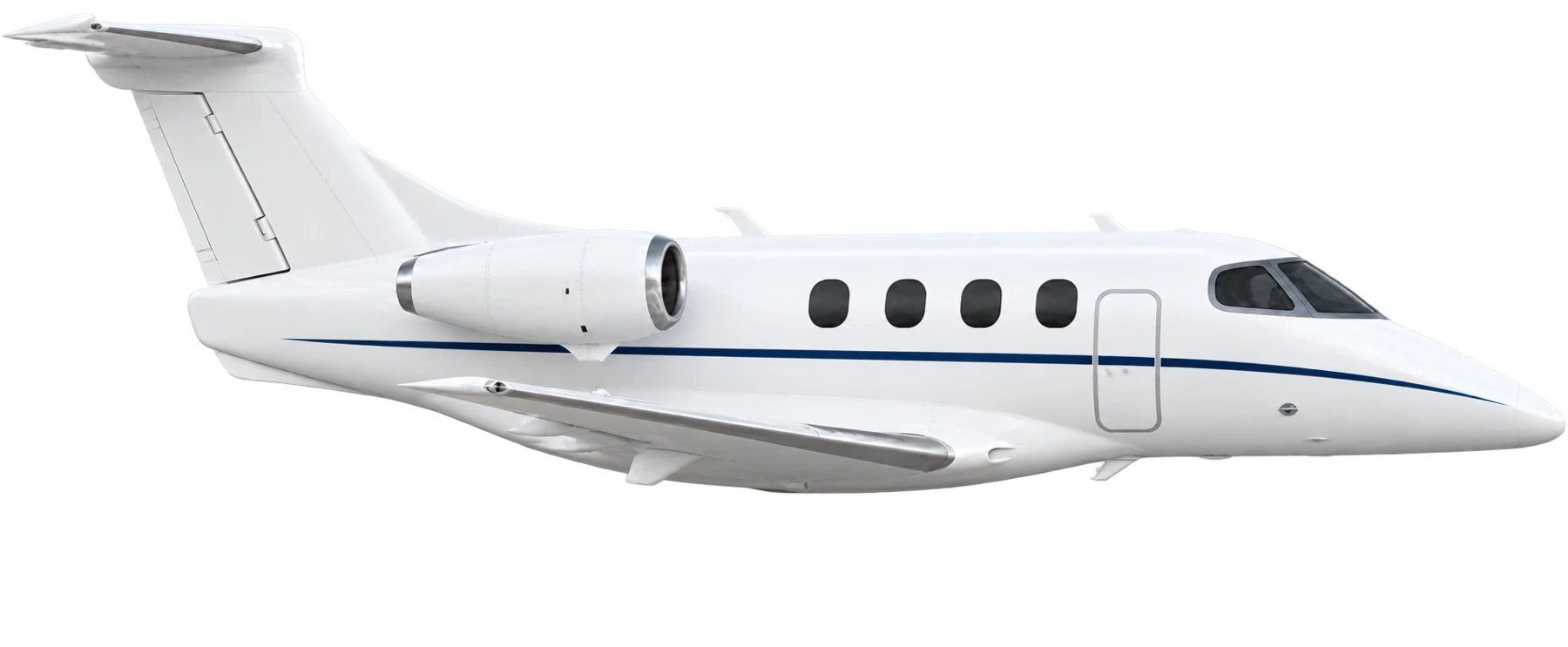 Embraer Phenom 100 side profile illustration