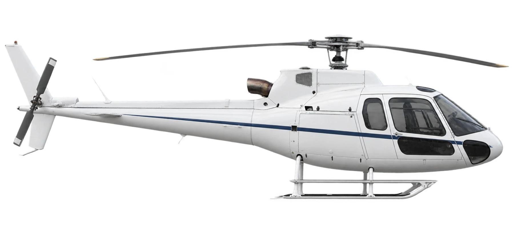 Eurocopter AS350 BA side profile illustration