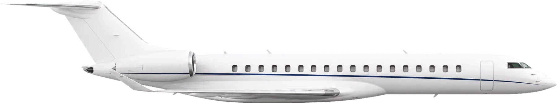 Bombardier Global 7500 side profile illustration