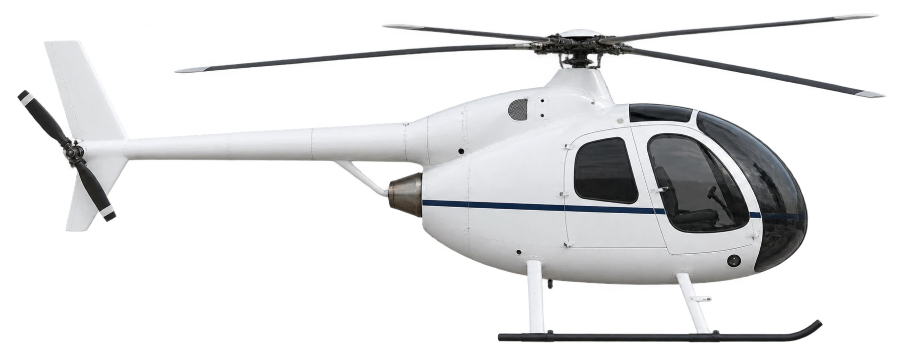 MD 500C side profile illustration