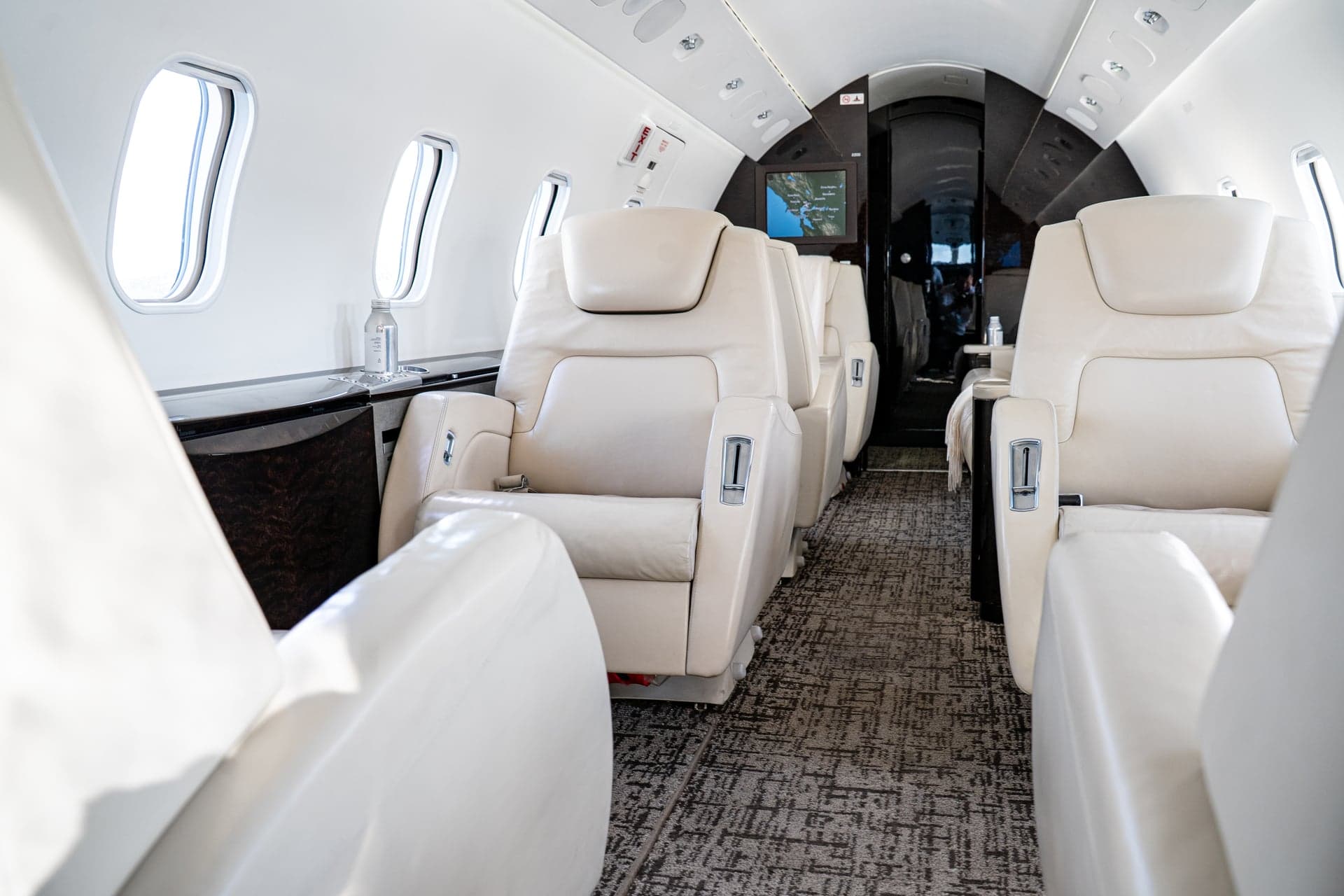 N971MC interior detail