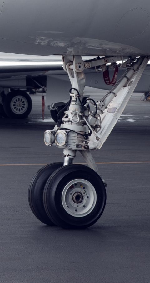 a plane wheel