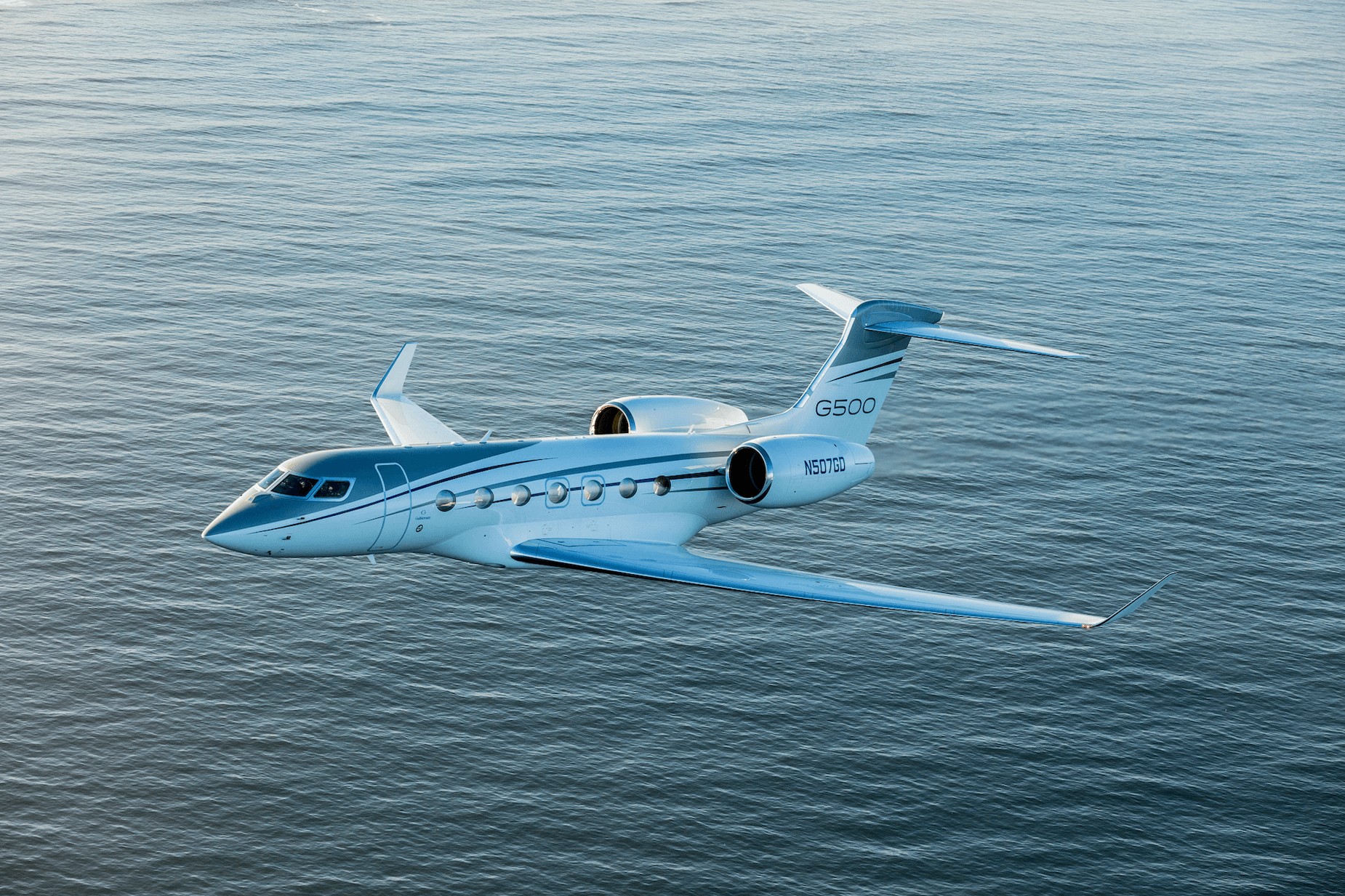 Gulfstream G500 exterior in flight
