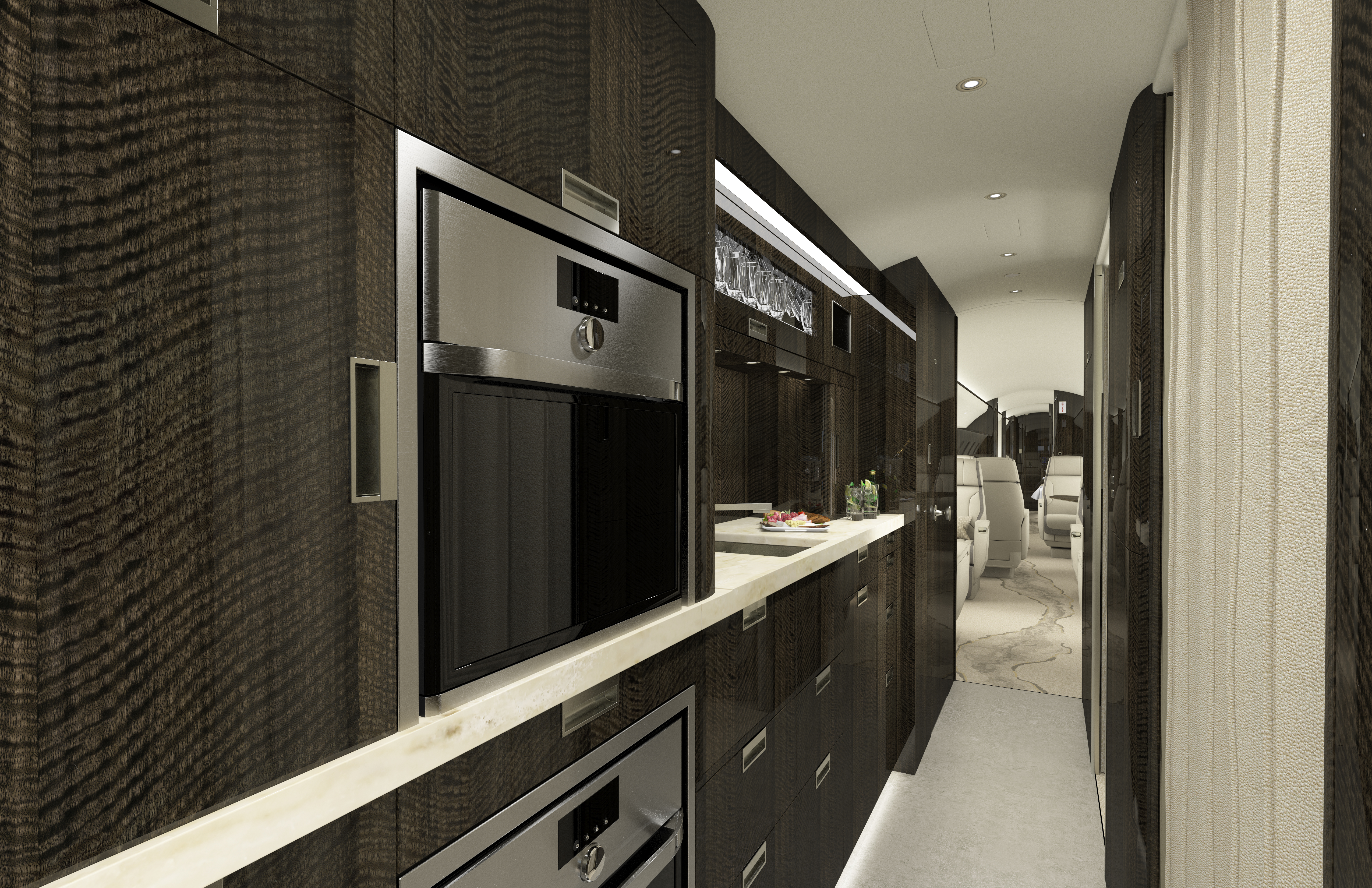 Bombardier Global 8000 Interior Lavatory with Shower