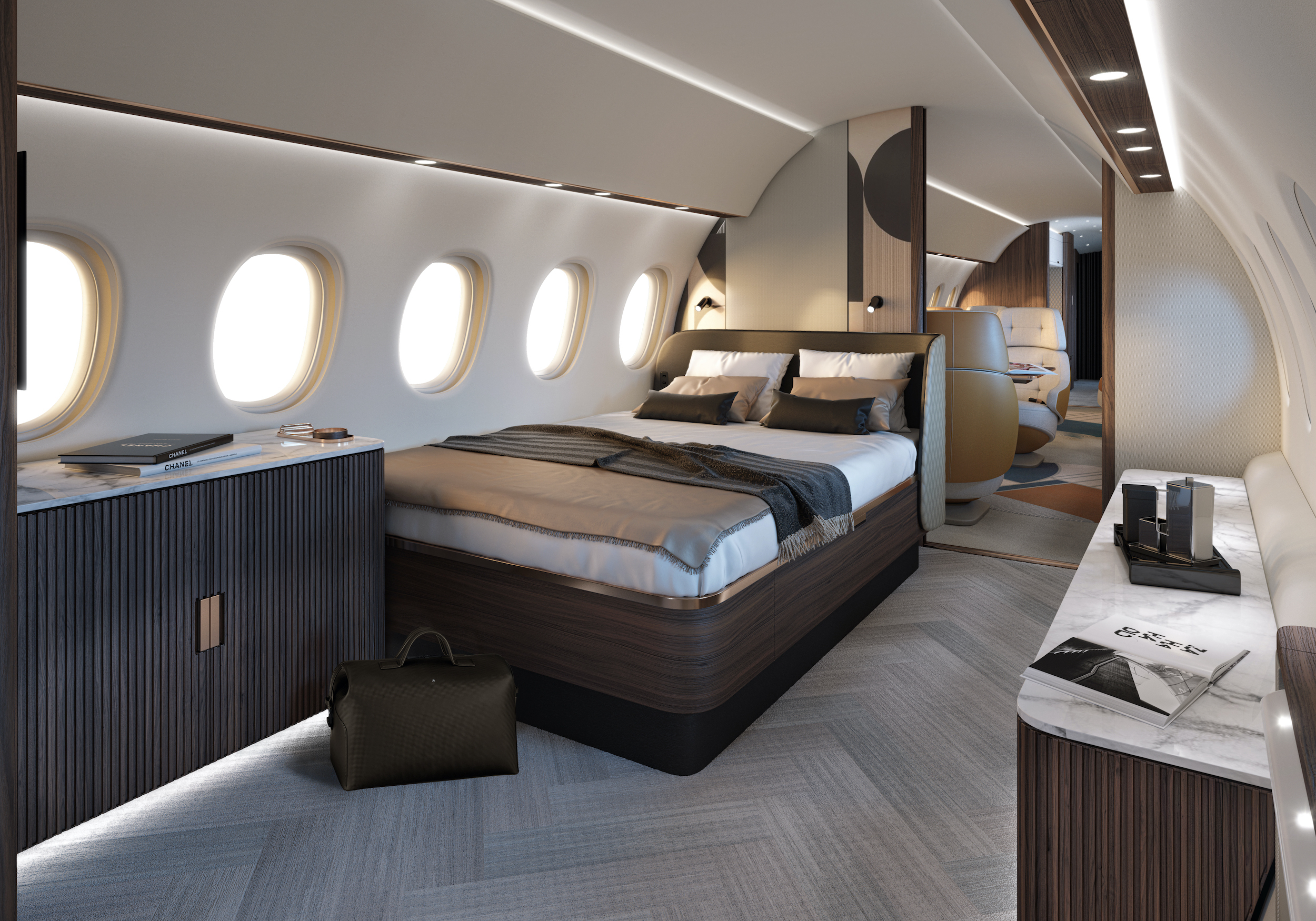 Dassault Falcon 10X Interior