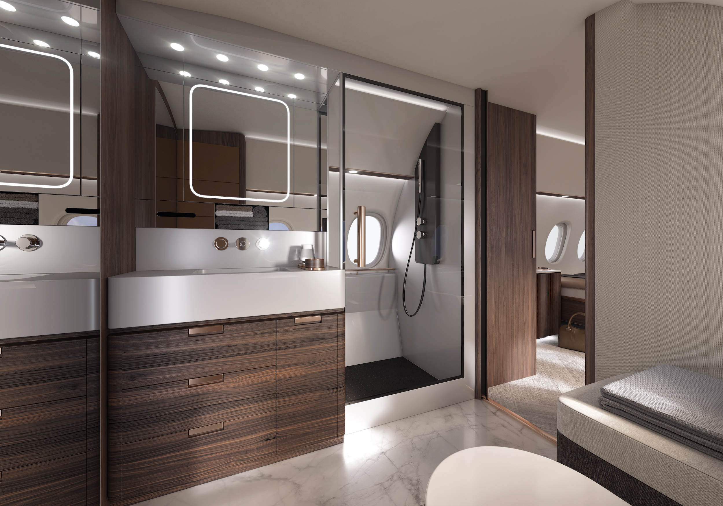 Dassault Falcon 10X Interior