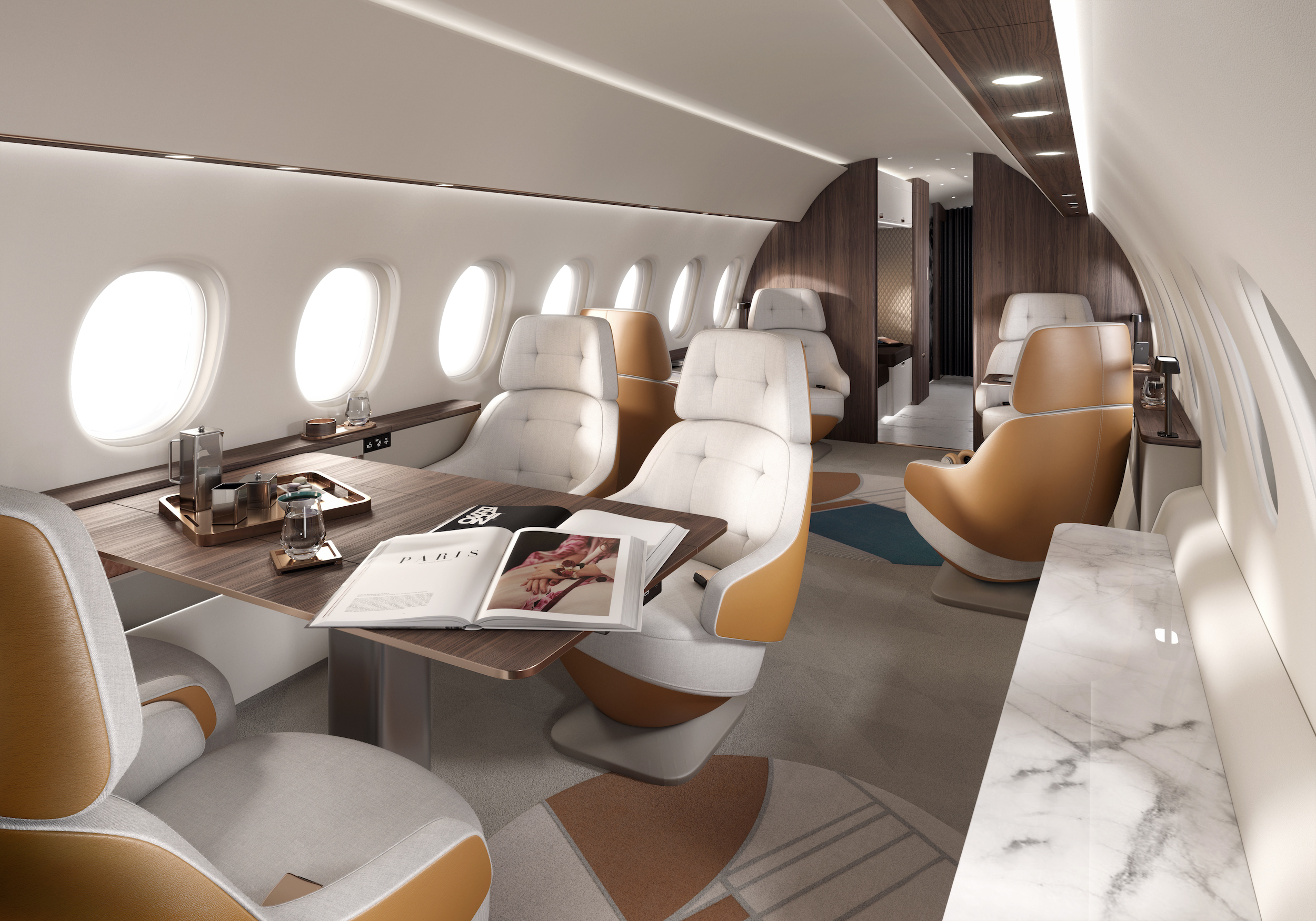 Dassault Falcon 10X Interior