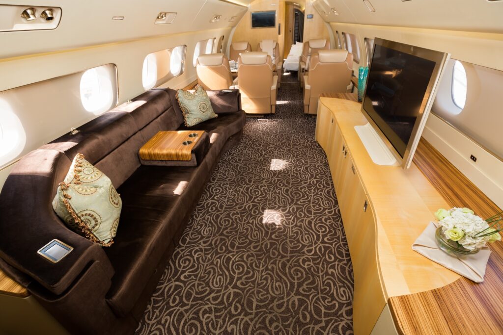 Embraer Lineage 1000 interior cabin