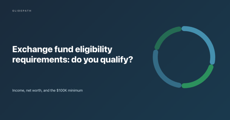exchange fund eligibility requirements