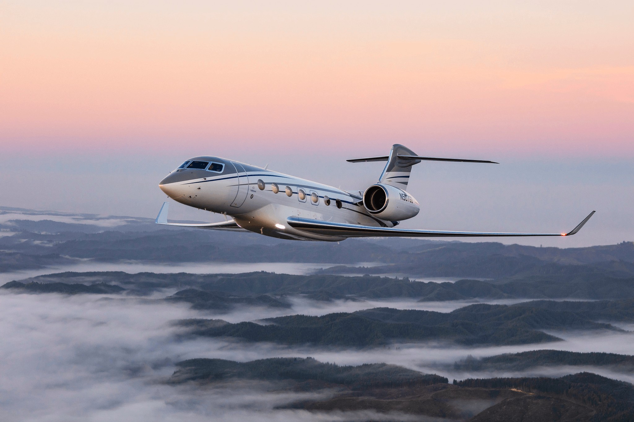 Gulfstream G500 exterior in flight