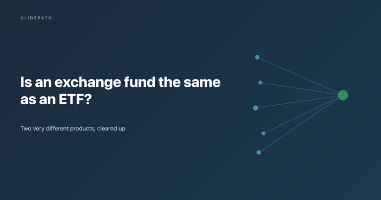 is an exchange fund the same as an etf